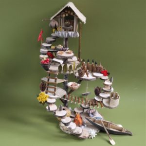 Model of Naturemake Adventure Island Dwelling craft kit