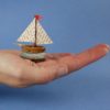 Naturemake Tiny Walnut Boat model